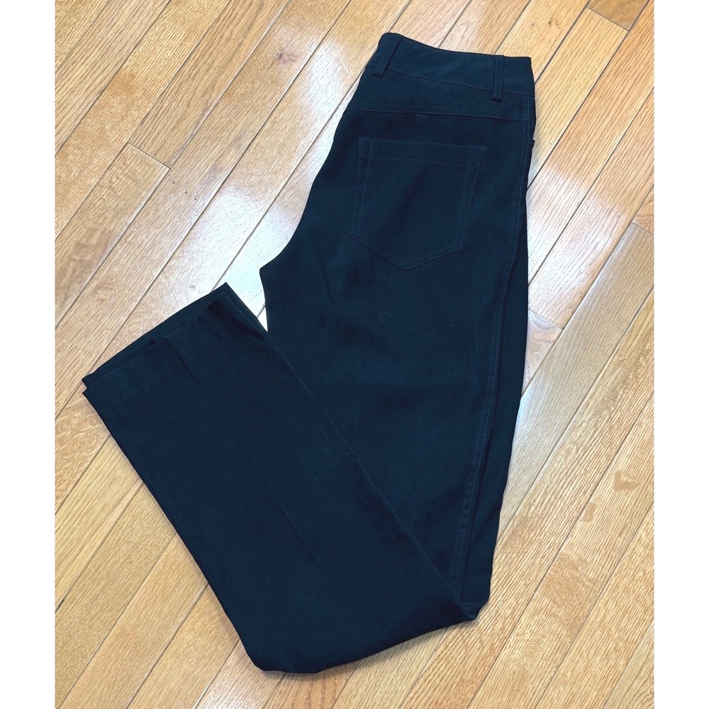 J‎ McLaughlin Black Straight Leg Pants Womens Size 2 Stretch Made in USA
